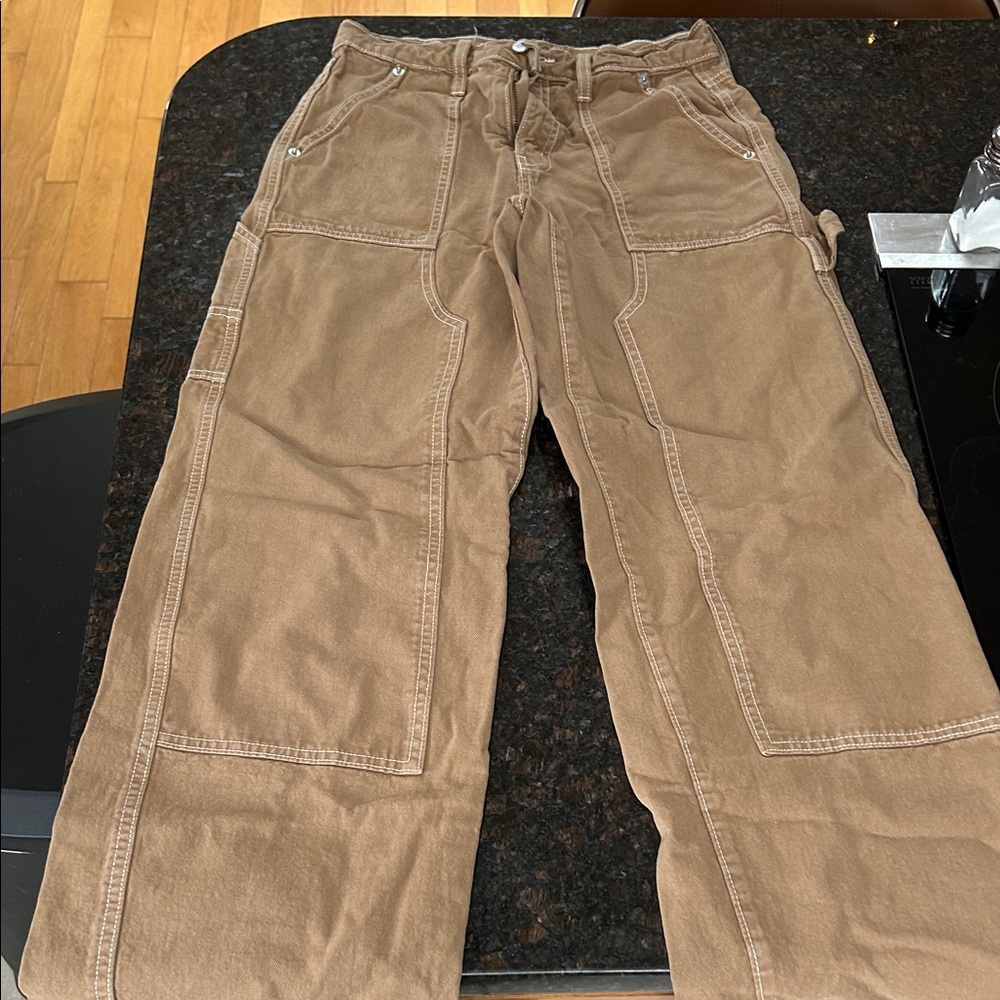 Arizona Jean Company Women's Brown Cargo Jeans